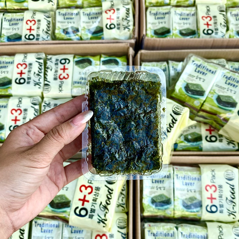 Lốc 3 Gói,9 Gói Lá Kim Rong Biển Ăn Liền K-Food, Hàng Tốt Bảo Khanh