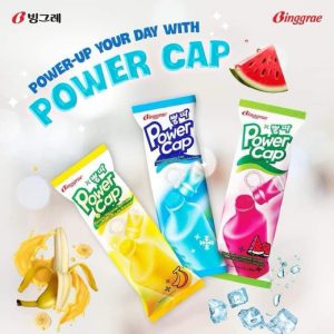 Kem Chai Soda Power Cap Hàn Quốc Binggrae Pongta – Mát Lạnh Sảng Khoái, Vị Soda Bùng Nổ!