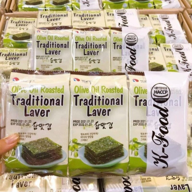 Lốc 3 Gói,9 Gói Lá Kim Rong Biển Ăn Liền K-Food, Hàng Tốt Bảo Khanh