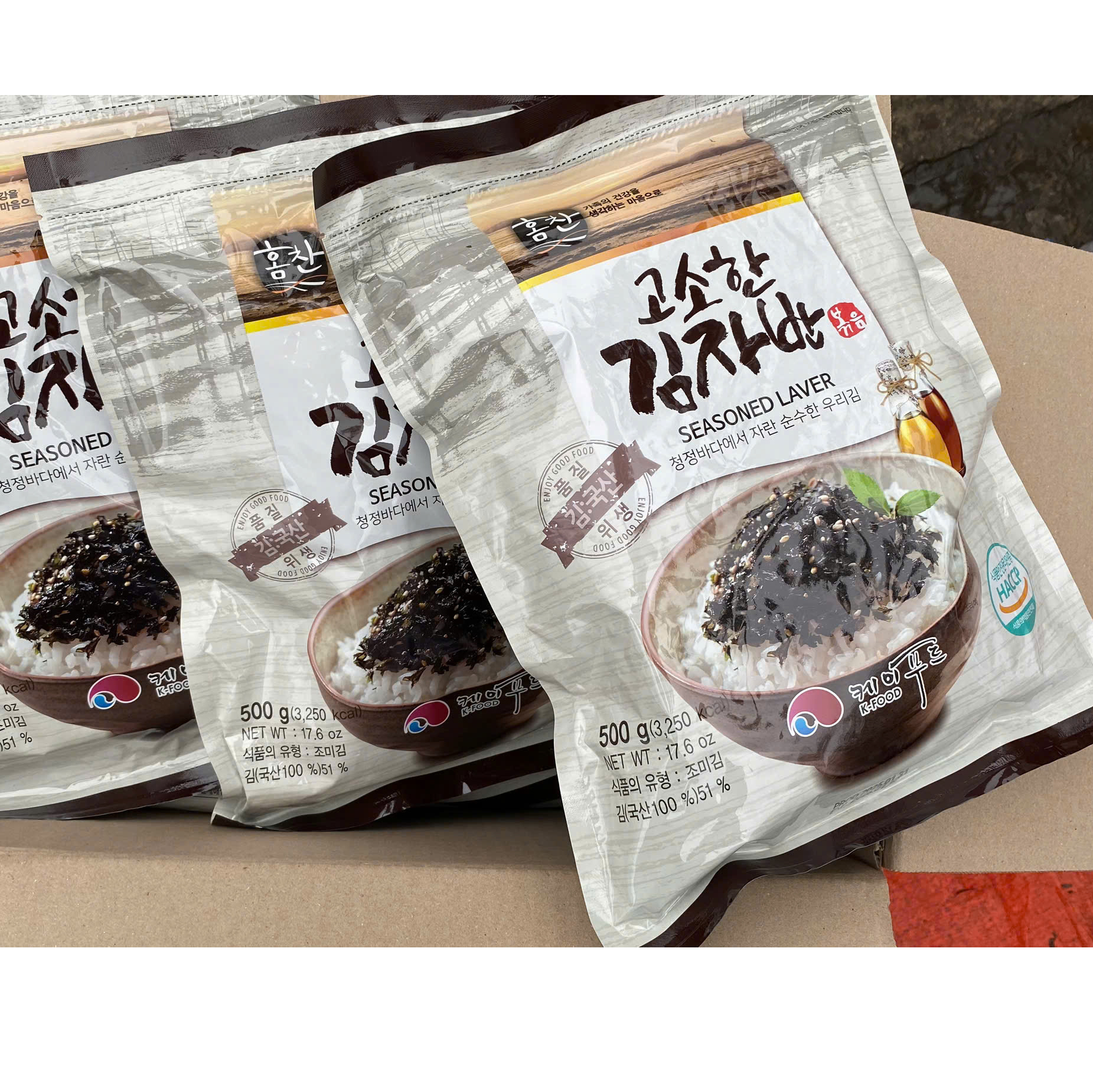 Rong biển rắc cơm, Rong Biển Kim Vụn K-Food 50g & 500g