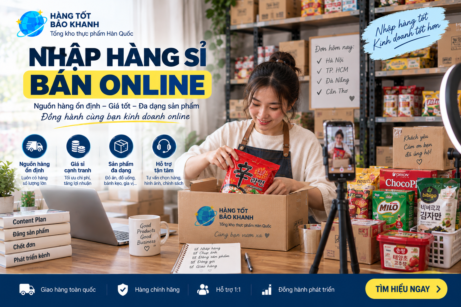 Nhập hàng sỉ cho người bán online: Nên chọn sản phẩm như thế nào?