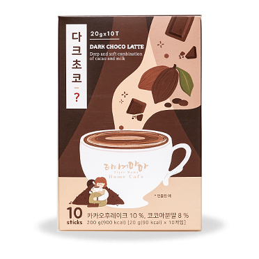 Trà Socola Đen Latte Hòa Tan – Dark Chocolate Latte, Hàng Tốt Bảo Khanh